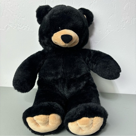 Build A Bear Workshop BAB Black Bear Plush Teddy - Picture 1 of 4